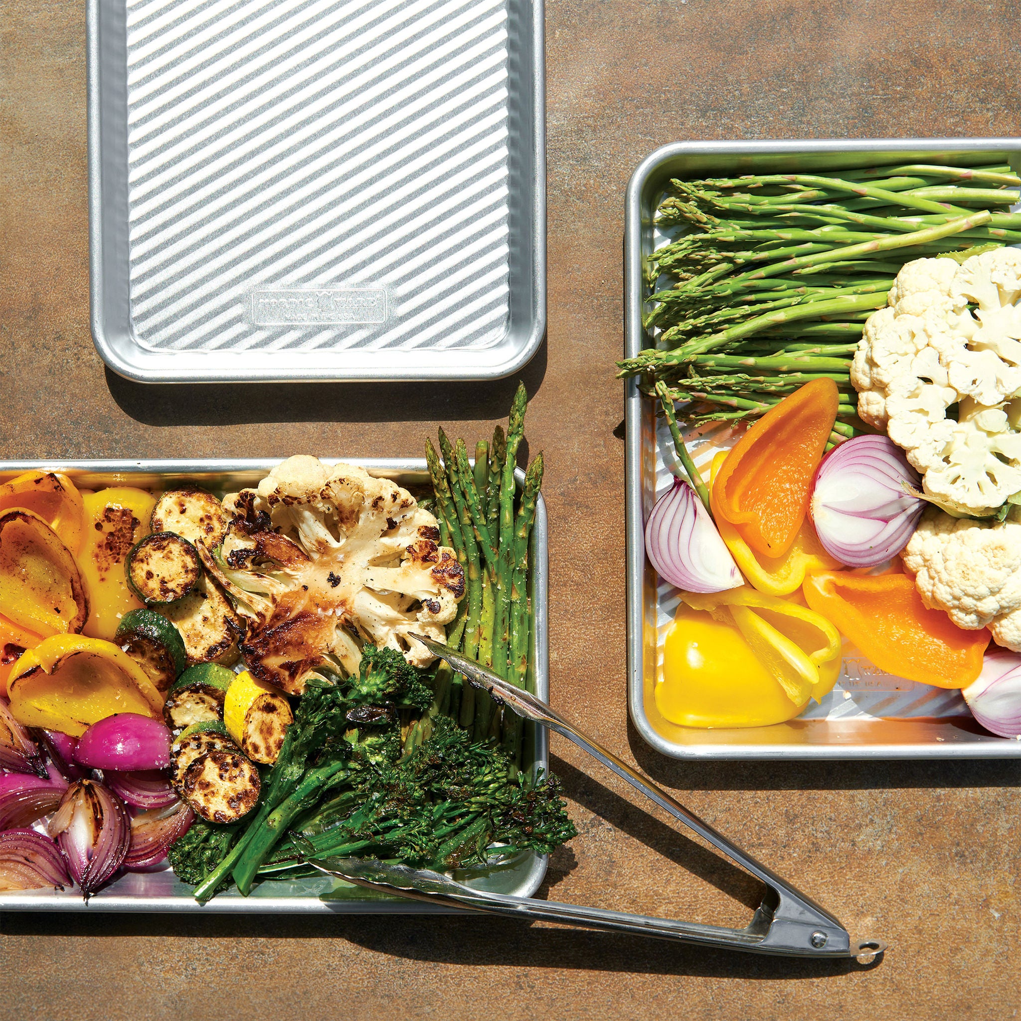 Nordic Ware Prep, Grill, & Serve Quarter Sheet Pans, Set of 3 | Costco